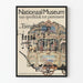 Dekorativ plakat til Nationalmuseet for Musikure