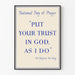 Dekorativ plakat for National Day of Prayer - Inspirerende citat