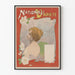 Vintage plakat Nationals Variété Fru Astrid Beck - Kunstnerisk vægdekoration