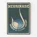 Vintage plakat Neurinase starter den naturlige søvn