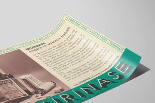Plakat vintage Neurinase - Retro vægdekoration apotek — visning af kunstværket