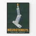 Vintage plakat Neurotensyl - Farmaceutisk plakat til vægdekoration