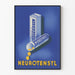 Vintage plakat Neurotensyl - Retro medicinsk vægdekoration