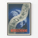 Vintage plakat Névrosthénie illustration af hjerne og negative fotografier