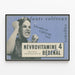 Plakat vintage Névrovitamine 4 til rasende børn — indrammet kunstværk på væggen
