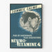 Vintage plakat Névrovitamine 4 - Retro vægdekoration for roligt søvn