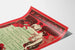 Vintage plakat New Books til vægdekoration med litterært tema