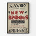 Vintage Plakat New Brooms - Vægdekoration Teater Savoy