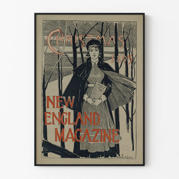 Vintage plakat fra New England Magazine Jul 1895
