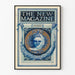Vintage dekorativ plakat The New Magazine januar