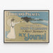 Plakat vintage New York Journal - Fairland palæer for multimillionærer — indrammet kunstværk på væggen