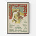 Gammel plakat New York Herald søndag 25. oktober - Vintage vægdekoration