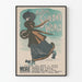 Vintage plakat af New York Sunday World - Modeillustration på is