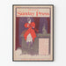 Vintage plakat af Philadelphia Sunday Press - Retro vægdekoration 1895