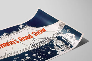 Plakat Vintage Newmann's Road Show - Retro vægdekoration — visning af kunstværket