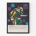 Dekorativ plakat i Nicodemus-stil med moderne grafisk design