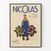 Vintage plakat Nicolas fine flasker nectar leverandør