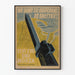 Vintage polsk militær plakat til beskyttelse af Østersøen