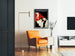 Vintage plakat Nitroliam - Plakat med reklame for kunst deco-maling