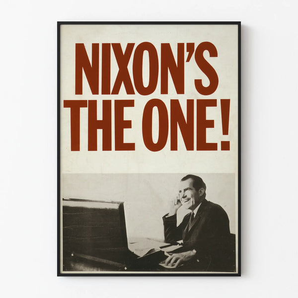 Vintage plakat Nixon's The One til retro vægdekoration