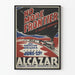 Vintage plakat No More Frontier med bevægende tog