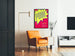 Vintage plakat Pop Art Støj og høretab