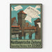 Vintage plakat Nordbayerische Zeitung vægdekoration