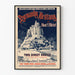 Vintage plakat Normandy Bretagne Mont St Michel