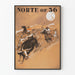 Dekorativ plakat i North of 36-stil vestlig