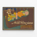 Plakat vintage Notte Veneziana til vægdekoration — indrammet kunstværk på væggen