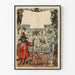 Vintage plakat med kloge katte i show