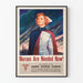 Vintage plakat Nurses Are Needed Now til vægdekoration