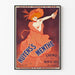 Vintage plakat Nuyens's Menthe - Rose Menthe Creme gammel reklame