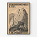 Vintage plakat udstilling Slovakisk museum øst O. Stafl