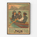 Gammel plakat Oberland Schützenfest Thun 1914 – Vintage vægdekoration