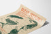 Vintage plakat Ocean Sketches - Illustration af havfrue og fisk