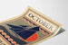 Vintage plakat af sejlskib October Century