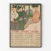 Vintage kalenderplakat 1897 oktober til december af Edward Penfield