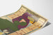 Vintage vægplakat kalender oktober - november - december