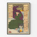 Vintage vægplakat kalender oktober - november - december