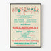 Vintage plakat OLE Oklahoma! Teater New York 1963