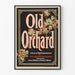 Vintage plakat Old Orchard - Blomsterindretning til væggen