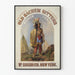 Vintage plakat Old Sachem Bitters Wigwam Tonic New York