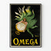 Vintage Omega lommeur plakat vægdekoration