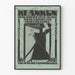 Art Deco Plakat Musik Harpe og Par i Kram