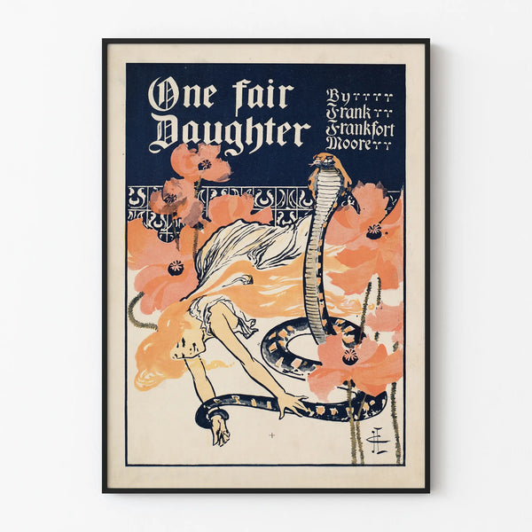 Vintage vægdekoration plakat One fair Daughter