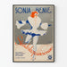 Vintage plakat af Sonja Henie, kunstløber