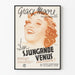 Vintage plakat Den Syngende Venus - Retro vægdekoration