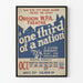 Vintage plakat 'One Third of a Nation' - Vægdekoration Teater WPA Oregon
