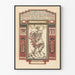 Vintage plakat for tro tjenestecertifikat Calvé Delft
